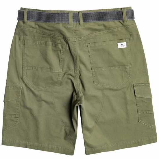 Quiksilver Мъжки Къси Панталони С Джобове Belted Cargo Shorts Mens  Мъжки къси панталони