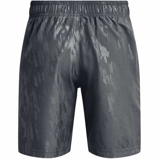 Sale Мъжки Шорти Under Armour Woven Embossed Shorts Mens Gray Мъжко облекло за едри хора