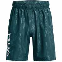 Under Armour Мъжки Шорти Woven Embossed Shorts Mens Green Мъжко облекло за едри хора