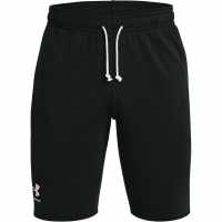 Under Armour Мъжки Шорти Rival Terry Shorts Mens Черно/ОниксБял Мъжки къси панталони