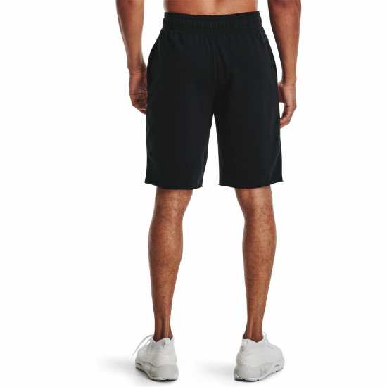Under Armour Мъжки Шорти Rival Terry Shorts Mens Черно/ОниксБял Мъжки къси панталони