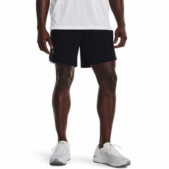 Sale Мъжки Шорти Under Armour Armour Launch 7 Shorts Mens Black Мъжко облекло за едри хора