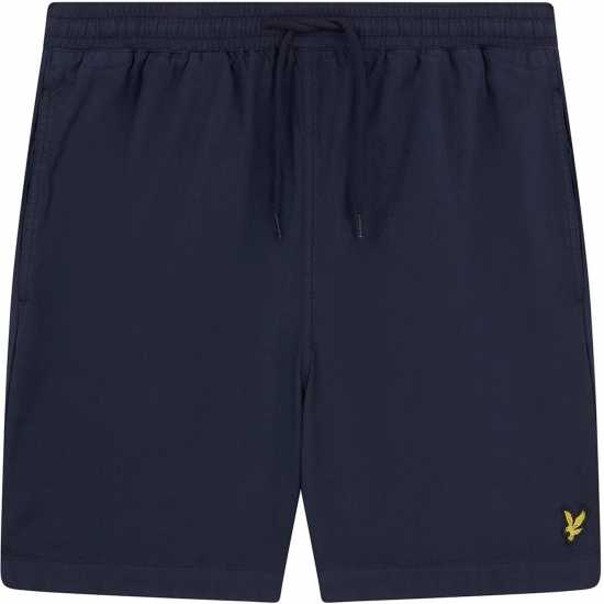 Lyle And Scott Garment Dye Shorts Dark Navy Z271 Мъжки къси панталони