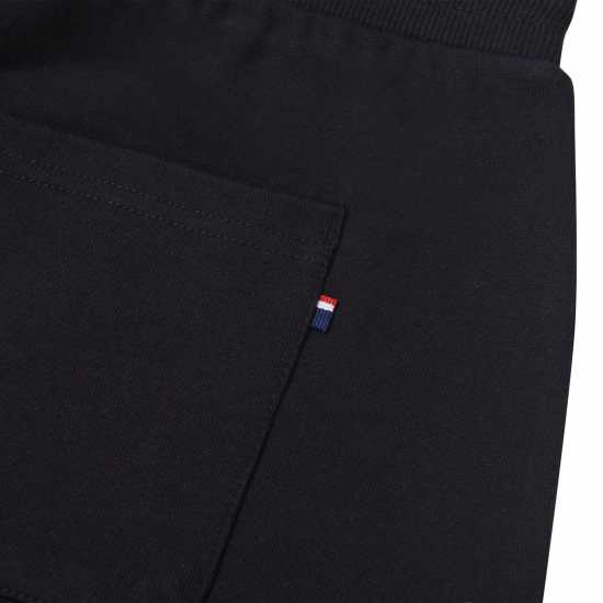Us Polo Assn Fleece Shorts Black Мъжко облекло за едри хора