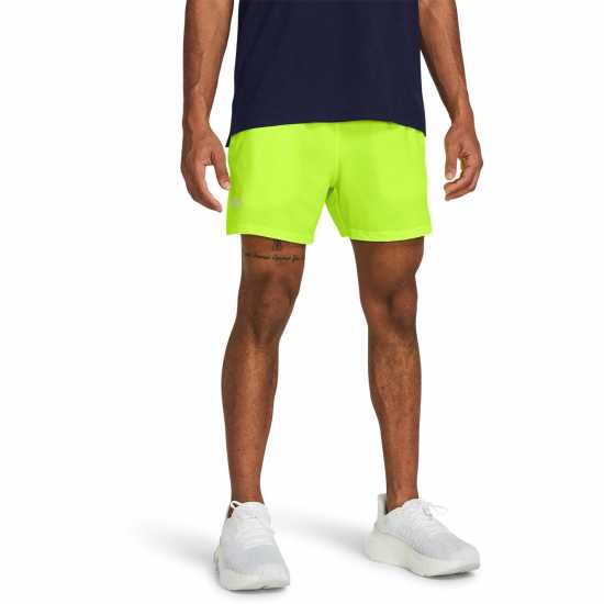 Under Armour Ua Launch Unlined 5 Shorts Men's Yellow 