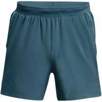 Under Armour Мъжки Шорти Launch 5 Shorts Mens Static Blue Мъжко облекло за едри хора