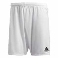 Adidas Мъжки Шорти Climalite Parma Shorts Mens White/Black Мъжко облекло за едри хора