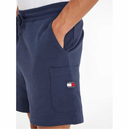 Tommy Jeans Badge Cargo Beach Shorts Navy C87 Мъжки къси панталони