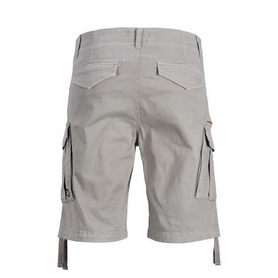 Jack And Jones Мъжки Къси Панталони С Джобове Cargo Shorts Mens Charcoal - Мъжки къси панталони