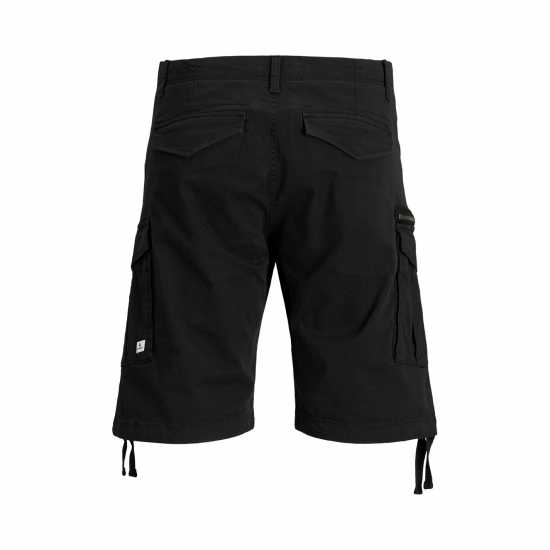 Jack And Jones Мъжки Къси Панталони С Джобове Cargo Shorts Mens Black Мъжки къси панталони