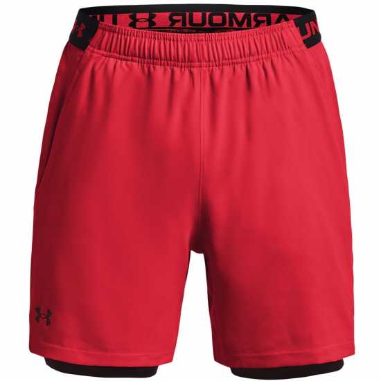 Under Armour Vanish Woven 2In1 Sts Red - Мъжко облекло за едри хора