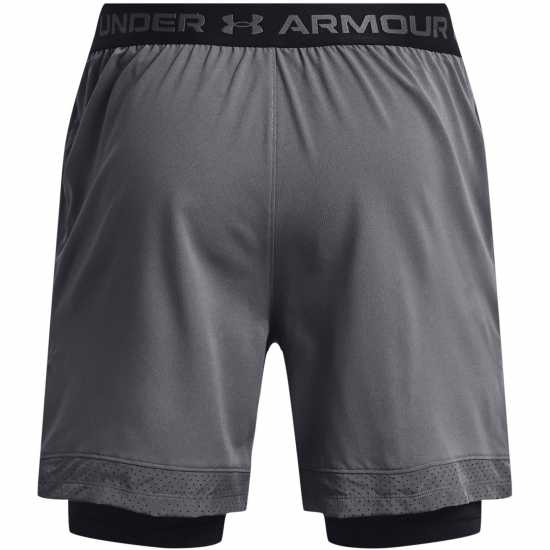 Under Armour Мъжки Шорти Vanish Woven 2-In-1 Shorts Mens PitchGray/Black Мъжко облекло за едри хора