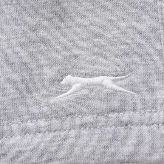 Slazenger Fleece Short Junior Grey Marl 