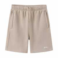 Slazenger Fleece Short Junior Stone Детски къси панталони