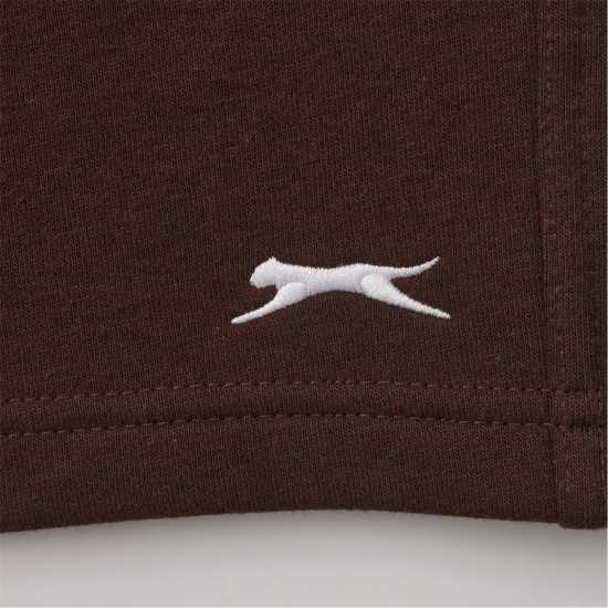 Детски къси панталони Slazenger Fleece Short Junior Chocolate Slazenger Fleece Short Junior Chocolate Детски къси панталони