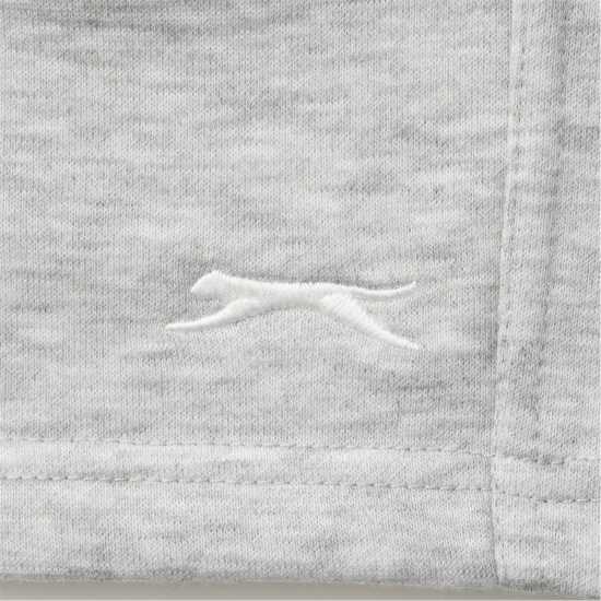Slazenger Slaz Fleece Short Jn63 Grey Marl Slazenger Slaz Fleece Short Jn63 Grey Marl