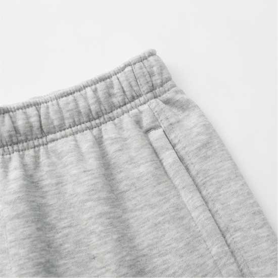 Slazenger Slaz Fleece Short Jn63 Grey Marl Slazenger Slaz Fleece Short Jn63 Grey Marl