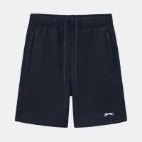 Slazenger Kids' Fleece Jogger Shorts Navy 