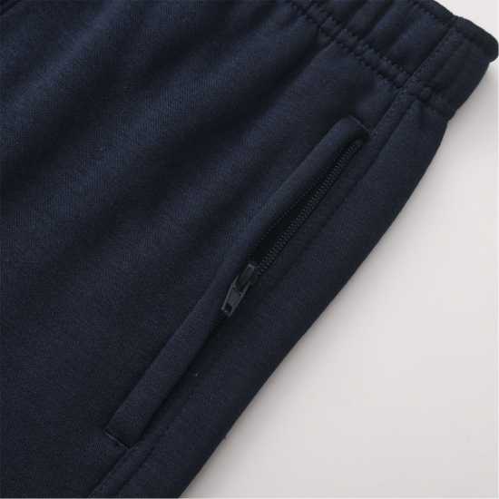 Slazenger Kids' Fleece Jogger Shorts Navy 