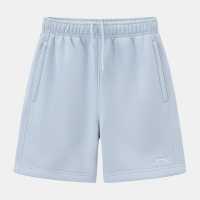 Slazenger Kids' Fleece Jogger Shorts Light Blue 