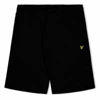 Lyle And Scott Kids' Fleece Jogger Shorts Jet Black Z865 Lyle And Scott Kids' Fleece Jogger Shorts Jet Black Z865