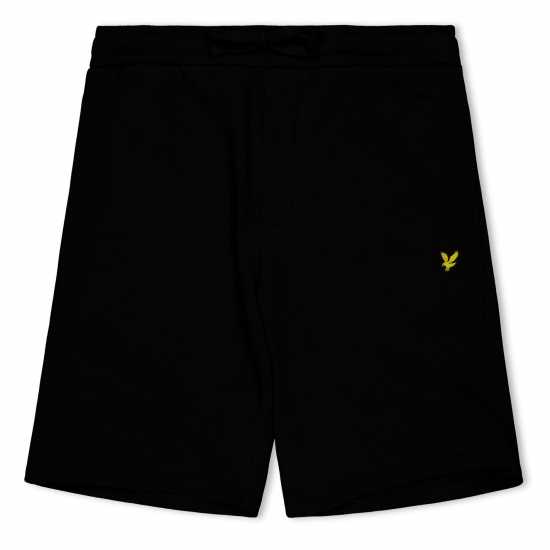 Lyle And Scott Kids' Fleece Jogger Shorts Jet Black Z865 Lyle And Scott Kids' Fleece Jogger Shorts Jet Black Z865