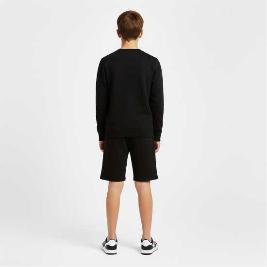 Lyle And Scott Kids' Fleece Jogger Shorts Jet Black Z865 Lyle And Scott Kids' Fleece Jogger Shorts Jet Black Z865