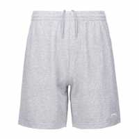 Slazenger Мъжки Шорти Жарсе Jersey Shorts Mens Grey Marl Мъжки къси панталони