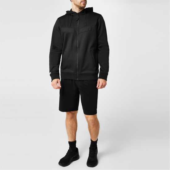 Slazenger Мъжки Шорти Жарсе Jersey Shorts Mens Черно Мъжки къси панталони