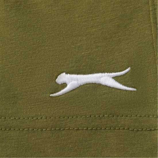 Slazenger Мъжки Шорти Жарсе Jersey Shorts Mens Хаки 