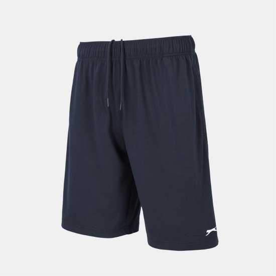 Мъжки къси панталони Slazenger Мъжки Шорти Жарсе Jersey Shorts Mens Морска синьо Slazenger Мъжки Шорти Жарсе Jersey Shorts Mens Морска синьо Мъжки къси панталони