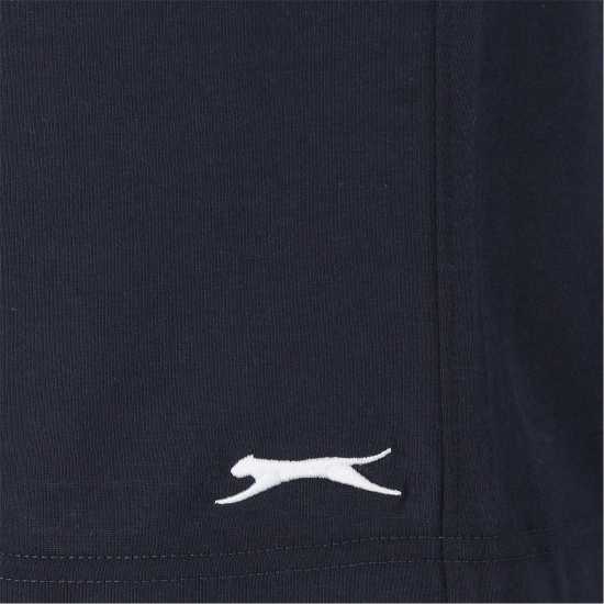 Slazenger Мъжки Шорти Жарсе Jersey Shorts Mens Морска синьо 