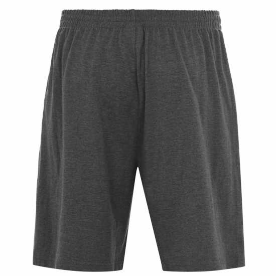 Slazenger Мъжки Шорти Жарсе Jersey Shorts Mens Charcoal Мъжки къси панталони