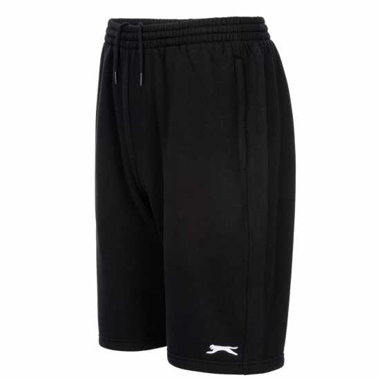 Slazenger Мъжки Шорти Полар Fleece Shorts Mens Black Мъжко облекло за едри хора
