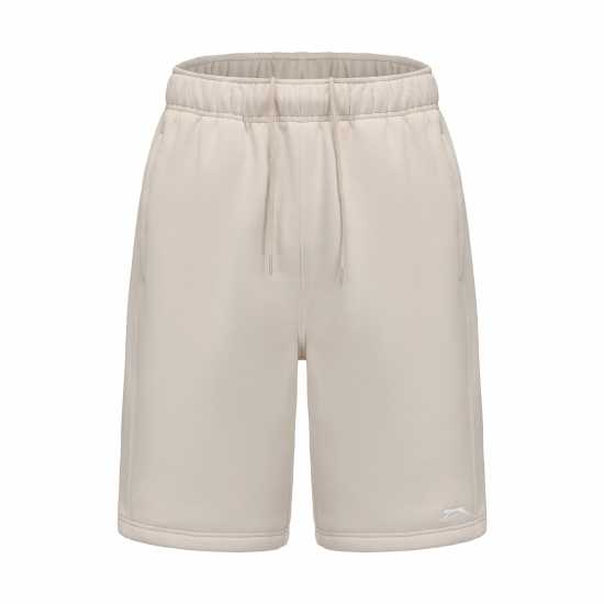 Slazenger Мъжки Шорти Полар Fleece Shorts Mens Stone Мъжки къси панталони