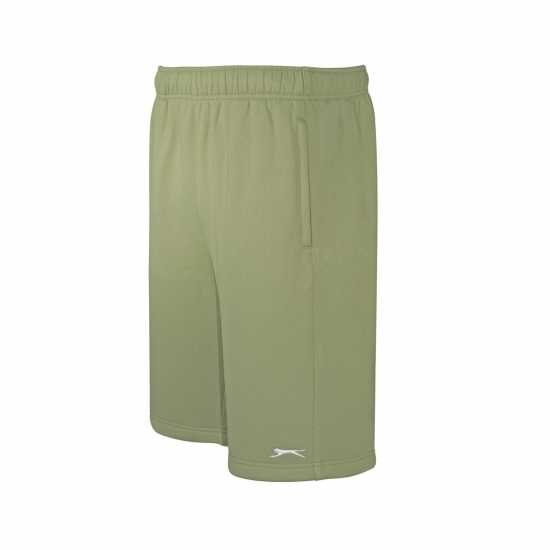 Slazenger Мъжки Шорти Полар Fleece Shorts Mens Sage/Oil Green Мъжко облекло за едри хора