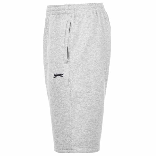 Slazenger Мъжки Шорти Полар Fleece Shorts Mens Сив марл Мъжки къси панталони