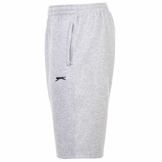 Slazenger Мъжки Шорти Полар Fleece Shorts Mens Сив марл Мъжки къси панталони