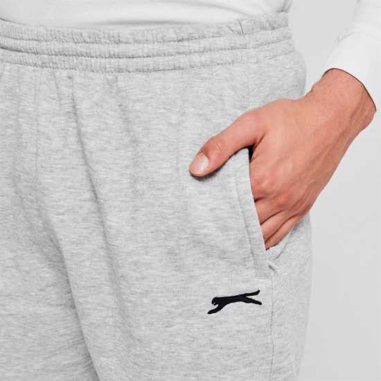 Slazenger Мъжки Шорти Полар Fleece Shorts Mens Сив марл Мъжки къси панталони