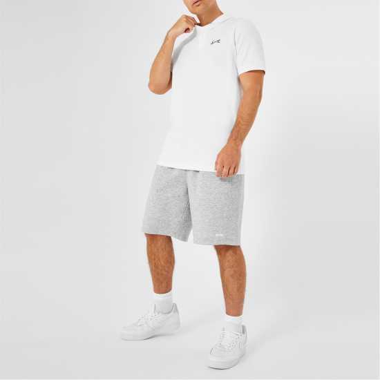 Slazenger Мъжки Шорти Полар Fleece Shorts Mens Сив марл Мъжки къси панталони