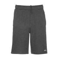 Slazenger Мъжки Шорти Полар Fleece Shorts Mens Charcoal Мъжко облекло за едри хора