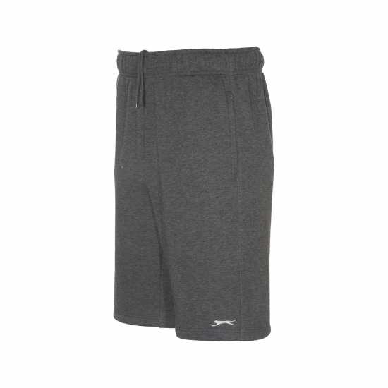Slazenger Мъжки Шорти Полар Fleece Shorts Mens Charcoal Мъжко облекло за едри хора