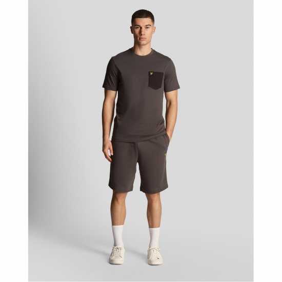 Lyle And Scott Shorts Гънметал W635 Мъжки къси панталони