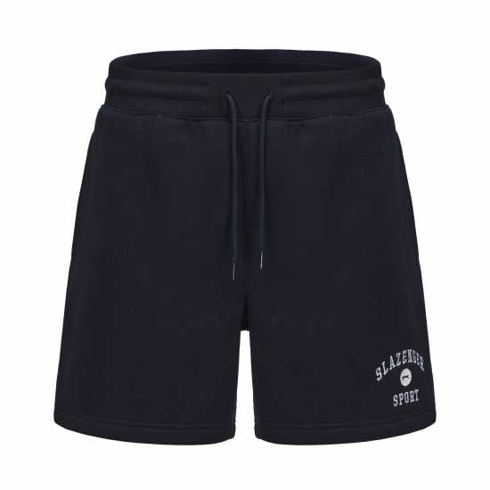 Мъжки къси панталони Slazenger Fleece Large Logo Short Mens Navy Slazenger Fleece Large Logo Short Mens Navy Мъжки къси панталони