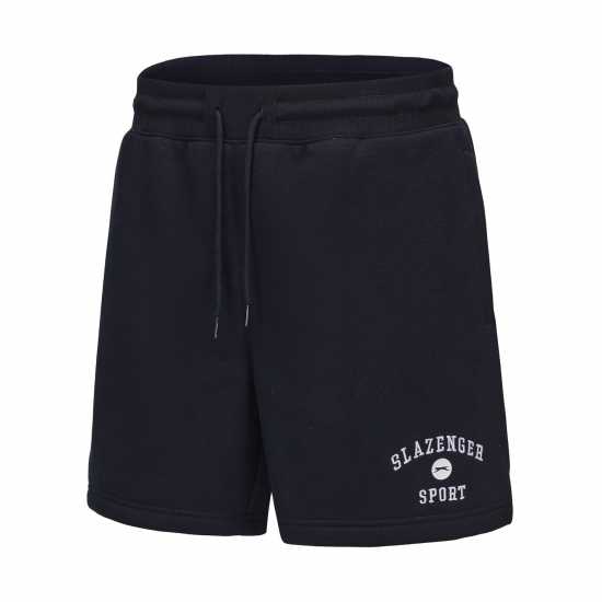 Мъжки къси панталони Slazenger Fleece Large Logo Short Mens Navy Slazenger Fleece Large Logo Short Mens Navy Мъжки къси панталони