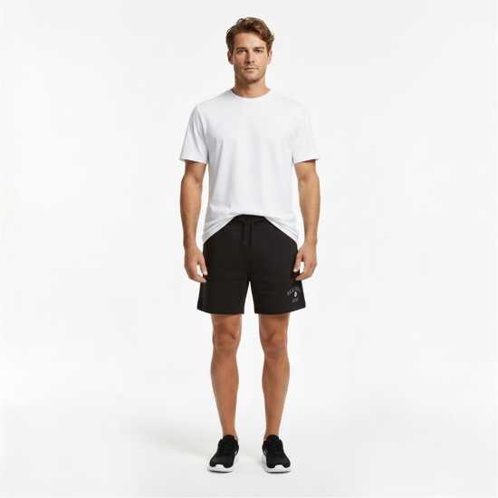 Мъжки къси панталони Slazenger Fleece Large Logo Short Mens Черно Slazenger Fleece Large Logo Short Mens Черно Мъжки къси панталони