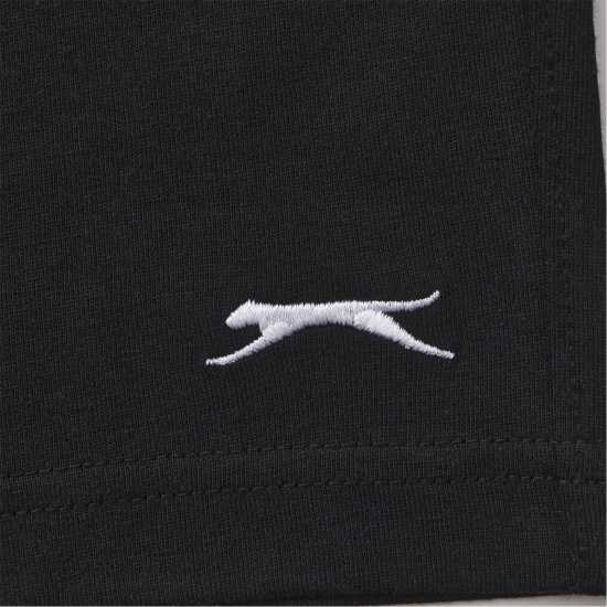 Slazenger Slaz Jersey Short Jn63 Black Slazenger Slaz Jersey Short Jn63 Black