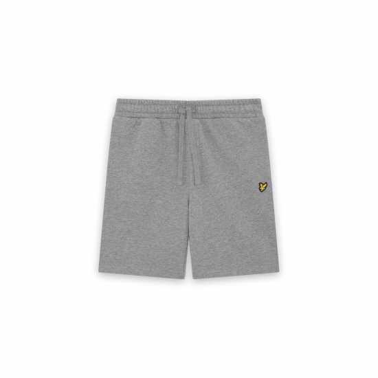 Lyle And Scott Kids' Fleece Jogger Shorts Grey 