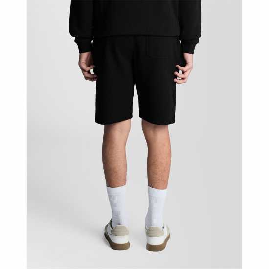Lyle And Scott Kids' Fleece Jogger Shorts Black 
