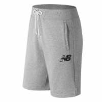 New Balance Мъжки Шорти Полар Fleece Shorts Mens Grey Мъжко облекло за едри хора